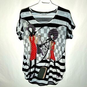 Marie Claire 2 womens shopping shirt